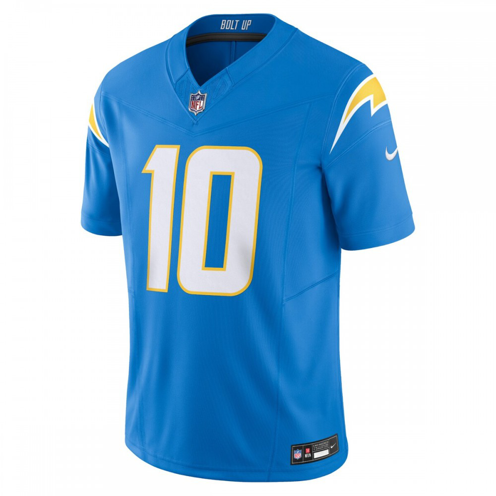 Justin Herbert Los Angeles Chargers Nike Vapor F.U.S.E. Limited Jersey - Powder Blue-GridironStore
